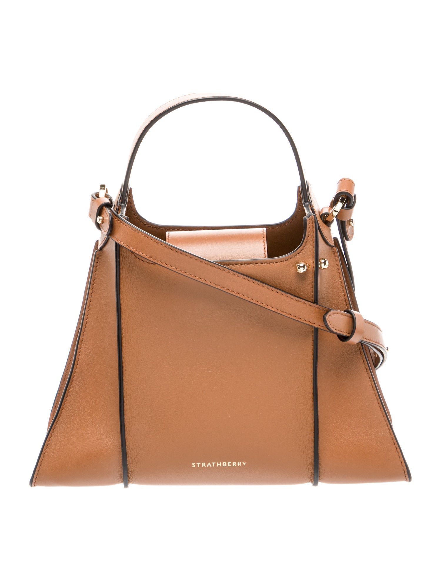 Strathberry Leather Top Handle Bag