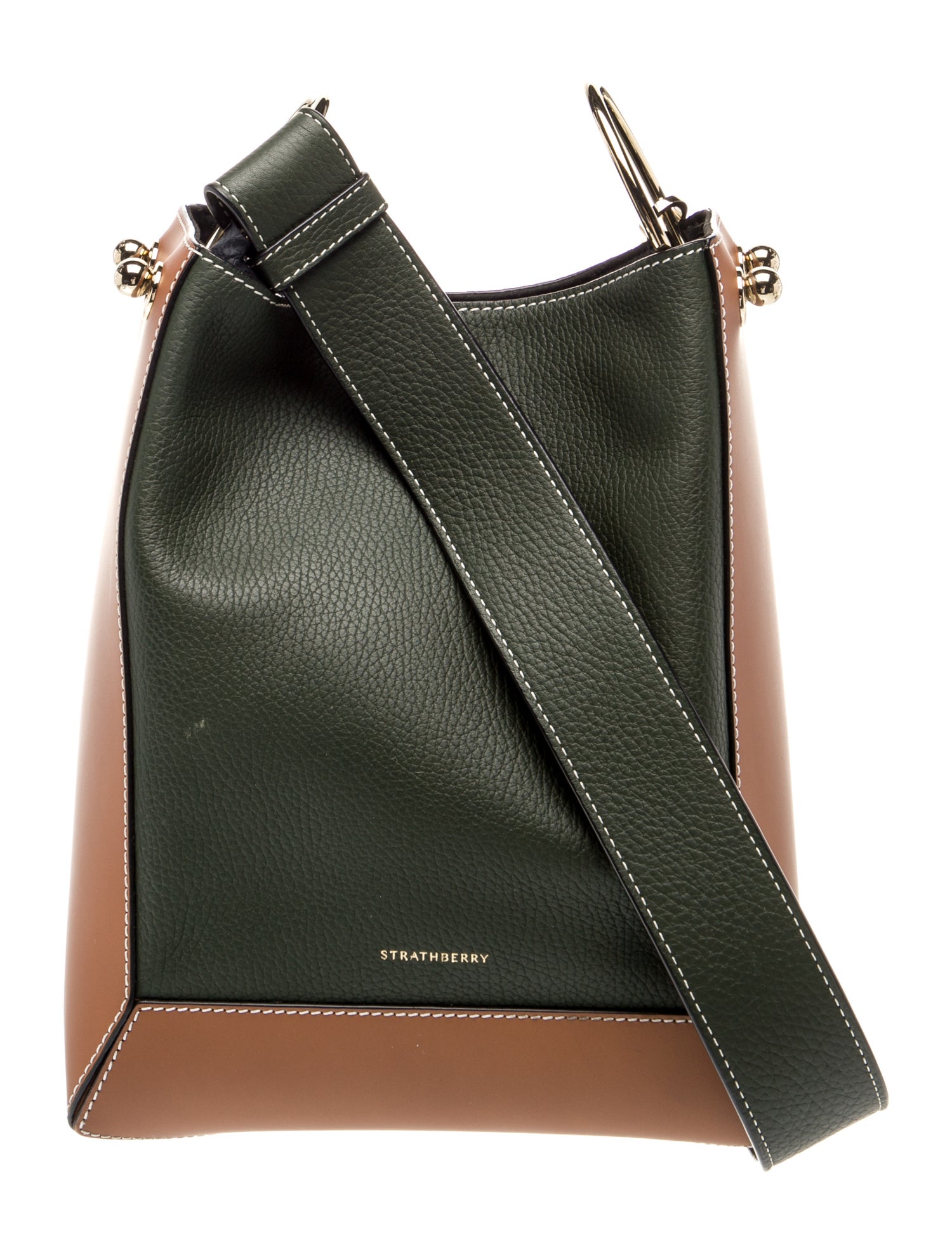 Strathberry Leather Midi Lana