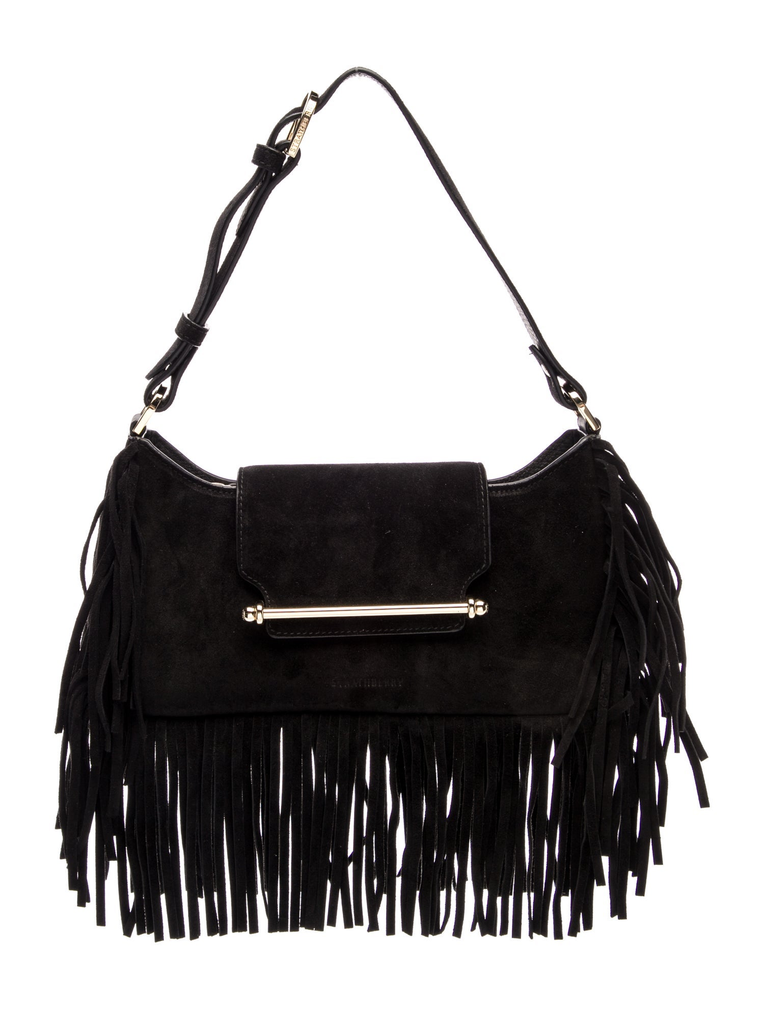 Strathberry Suede Shoulder Bag