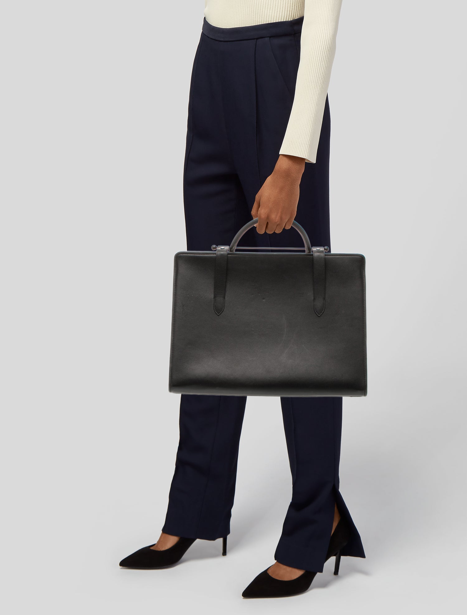 Strathberry Leather Briefcase