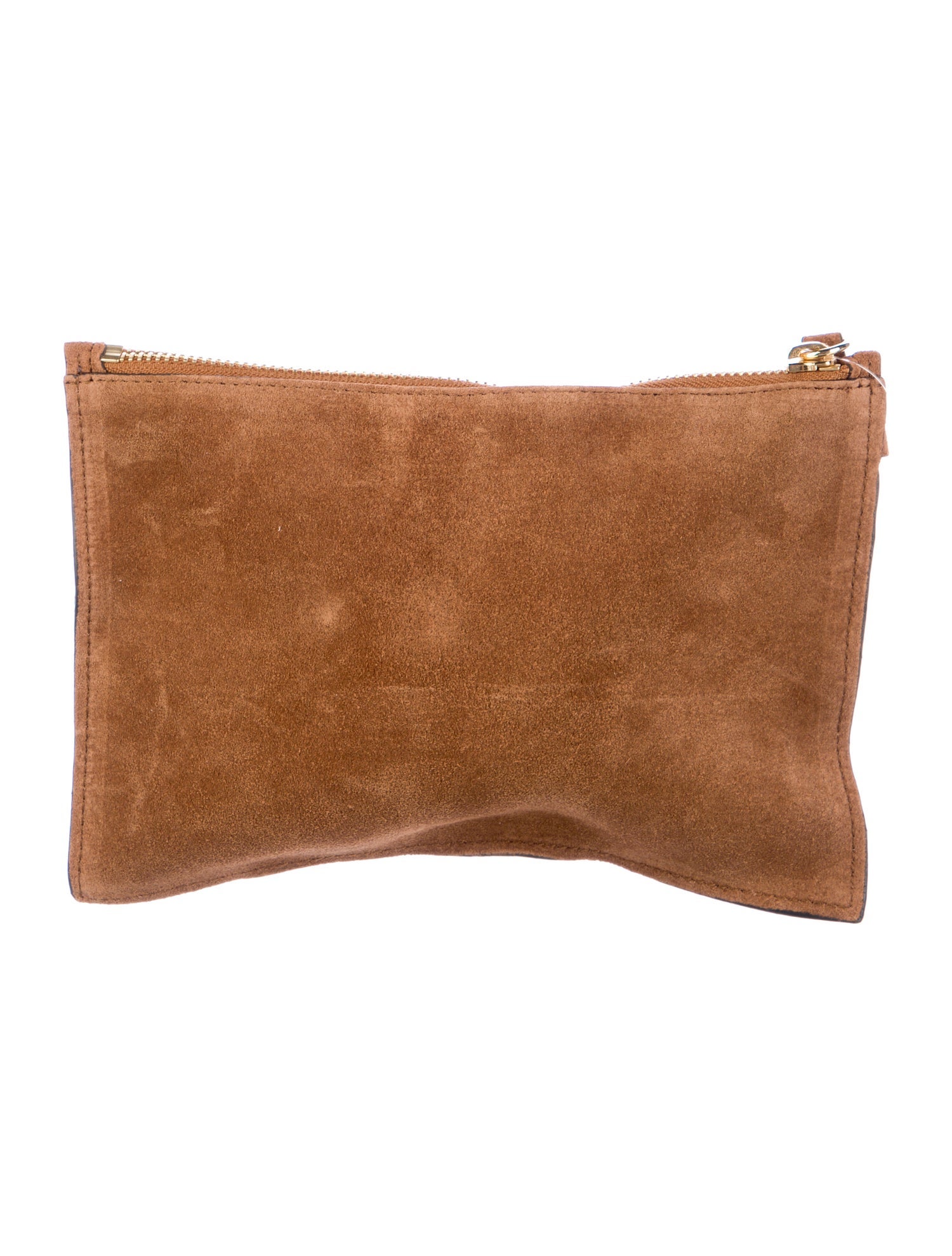 Strathberry Suede Clutch