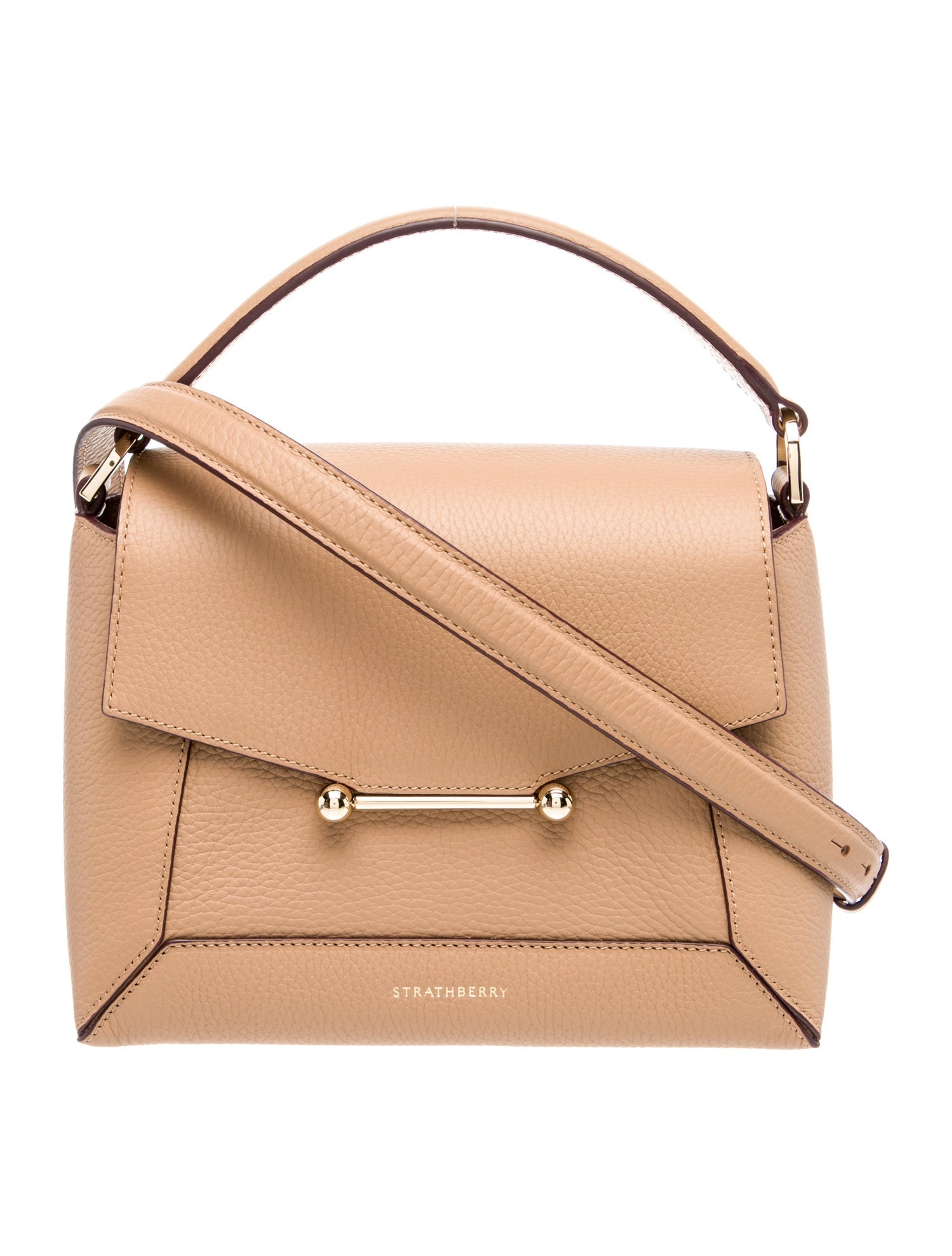 Strathberry Leather Top Handle Bag