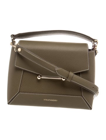 Pre-owned Strathberry Leather Mosaic 2024 In Green