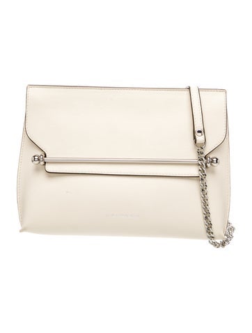 Pre-owned Strathberry Leather Clutch In Neutral