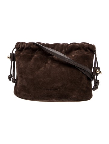 Pre-owned Strathberry Suede Crossbody Bag In Brown