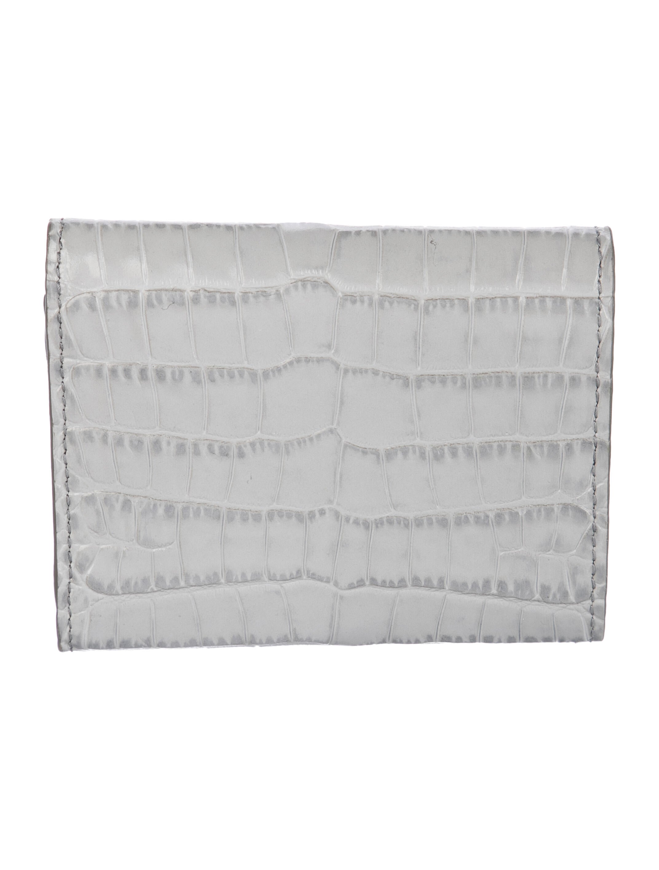 Strathberry Patent Leather Compact Wallet