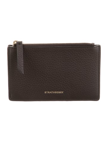 Pre-owned Strathberry Leather Wallet In Brown