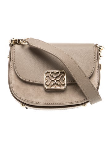 Pre-owned Strathberry Leather Crossbody Bag W/ Tags In Neutrals