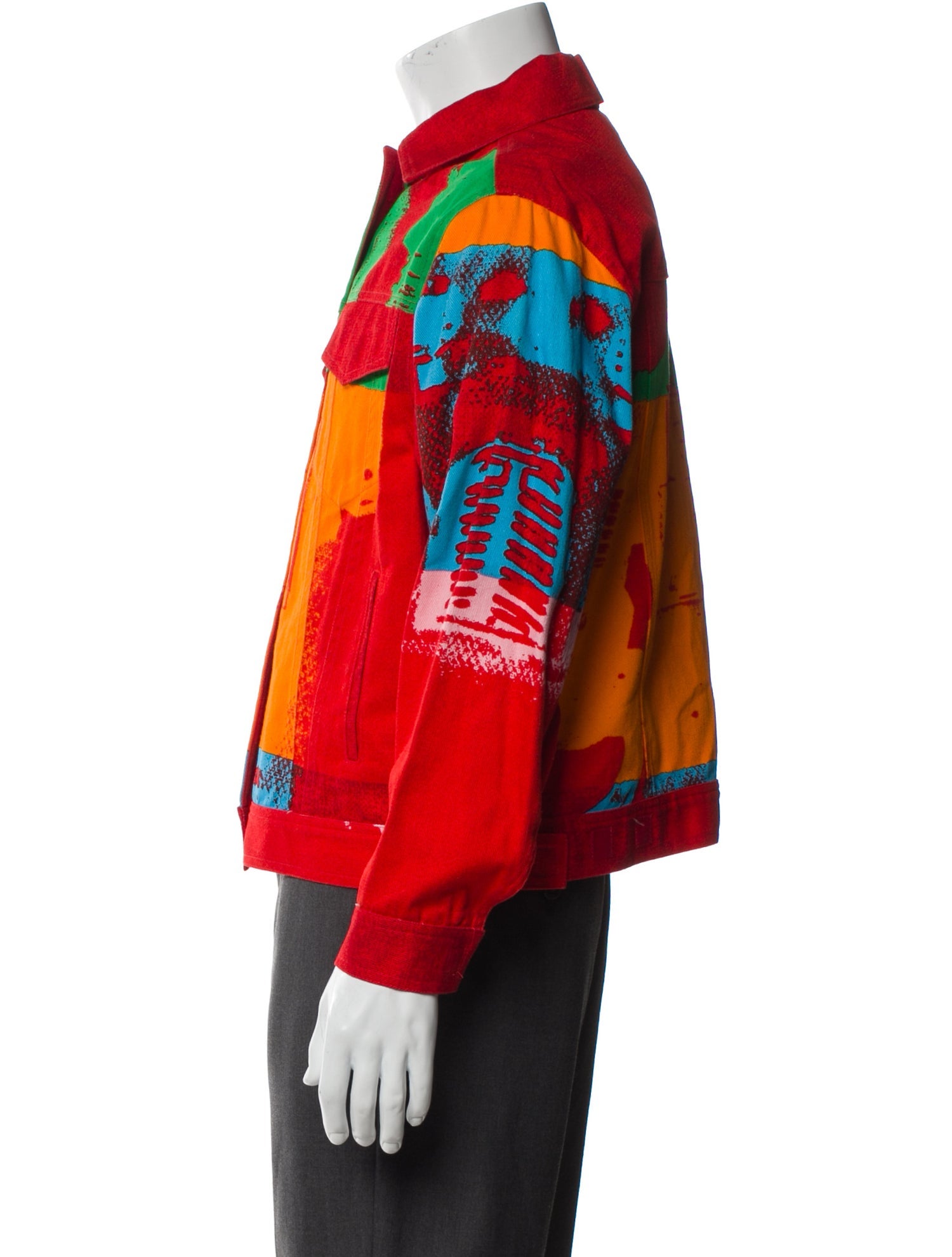 Stephen Sprouse Printed Denim Jacket