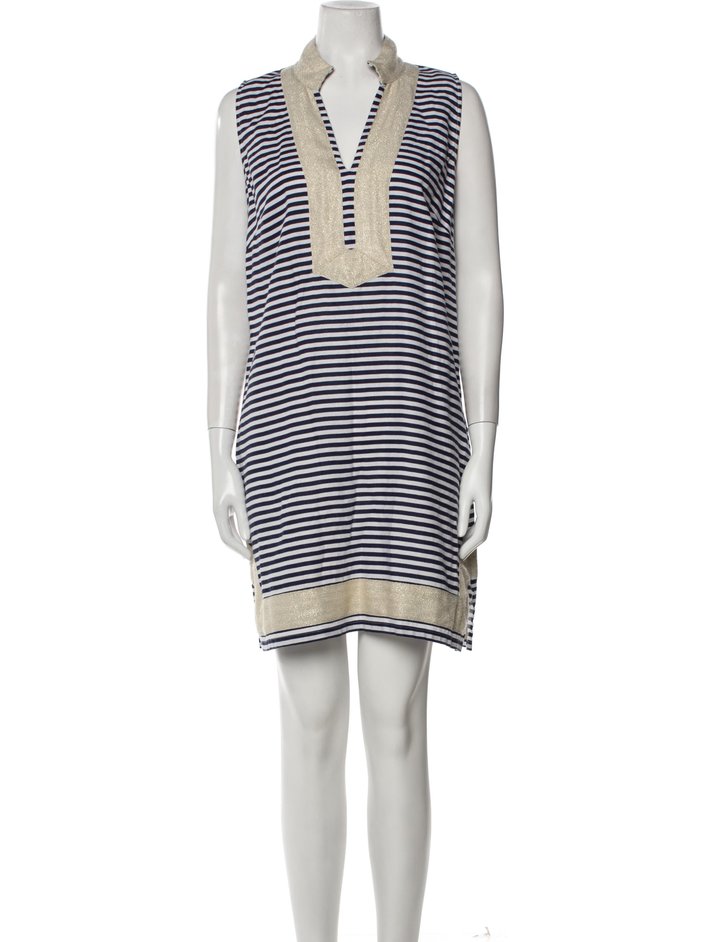 knee length dresses for ladies Sail To Sable Square Neck Linen-Blend Mini Dress – Bluefly main image 0