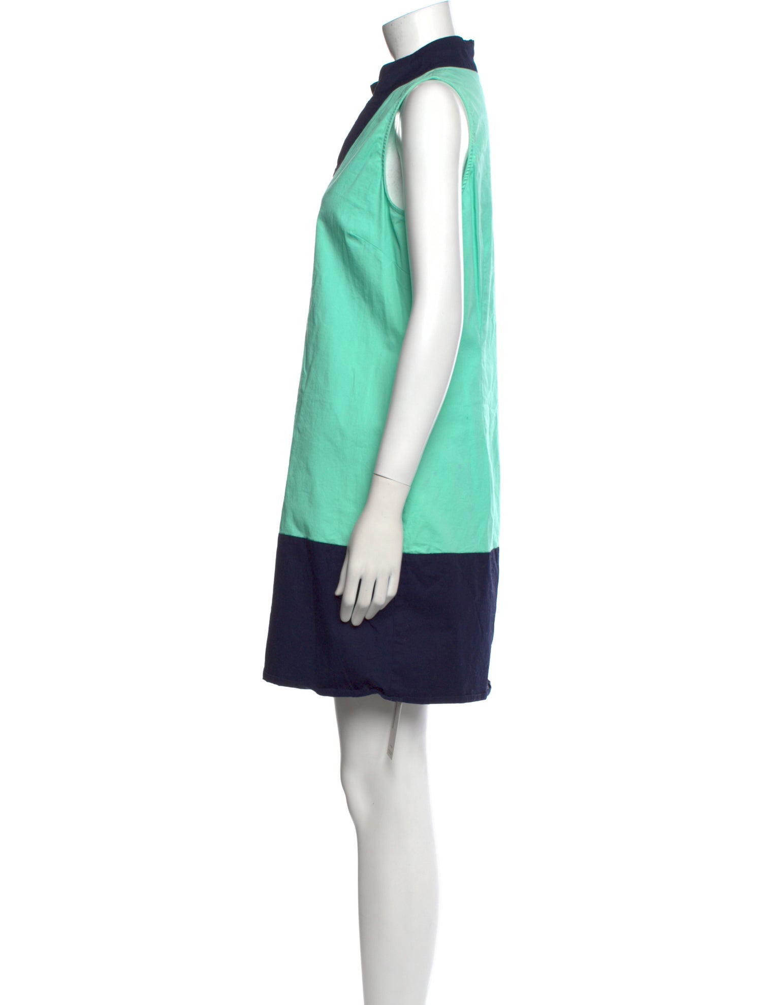 STS Sail to Sable Colorblock Pattern Mini Dress