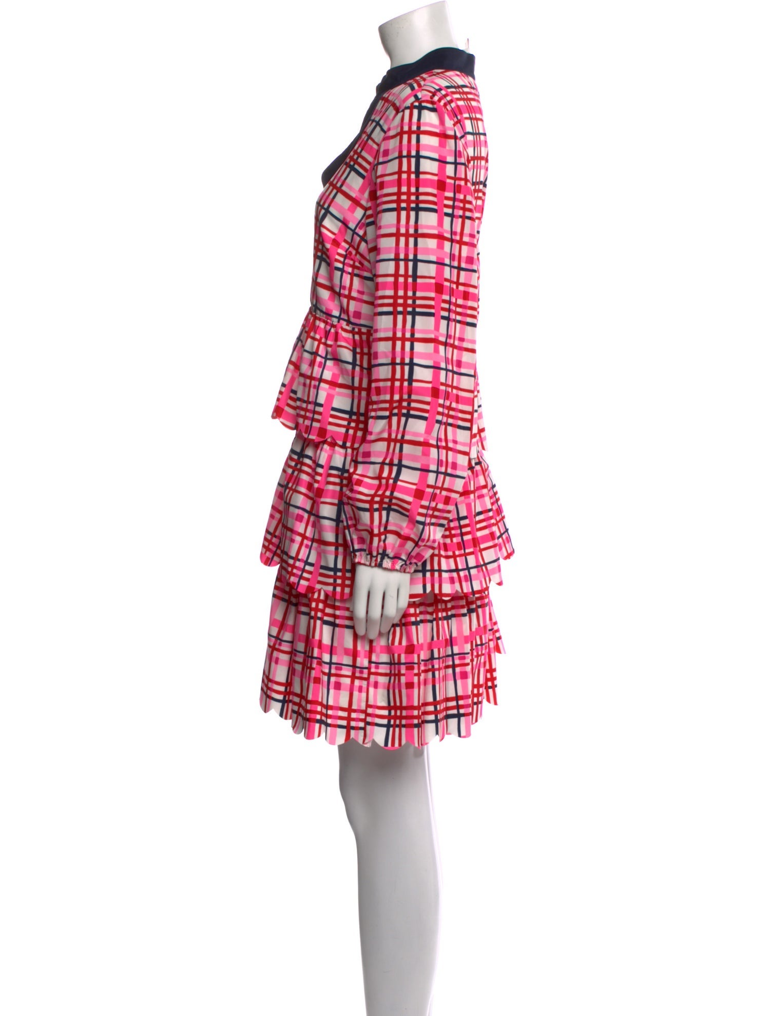 STS Sail to Sable Plaid Print Mini Dress