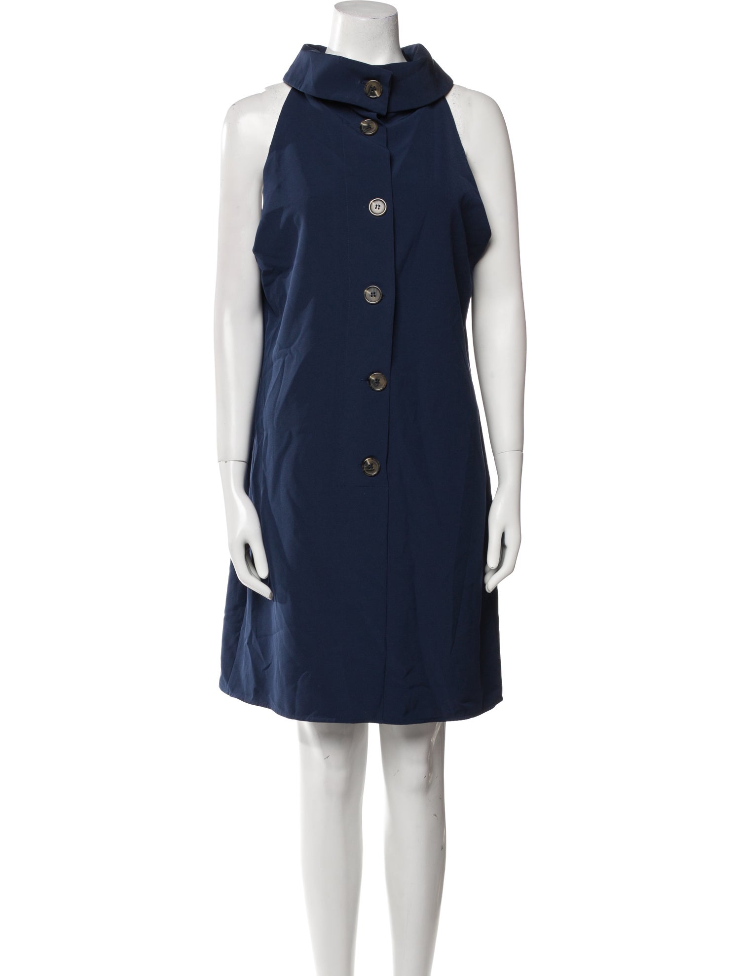 STS Sail to Sable Mock Neck Knee-Length Dress