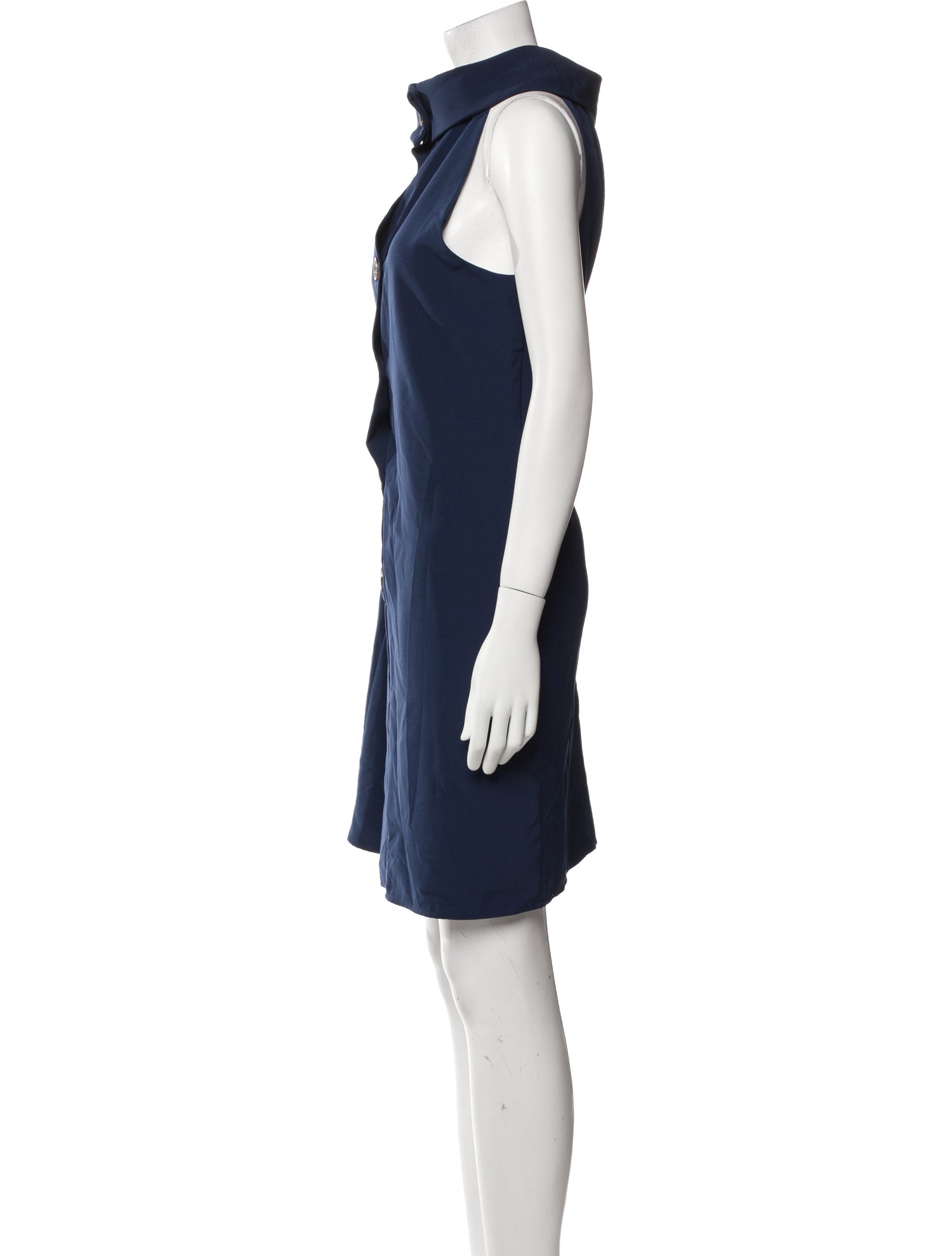 STS Sail to Sable Mock Neck Knee-Length Dress