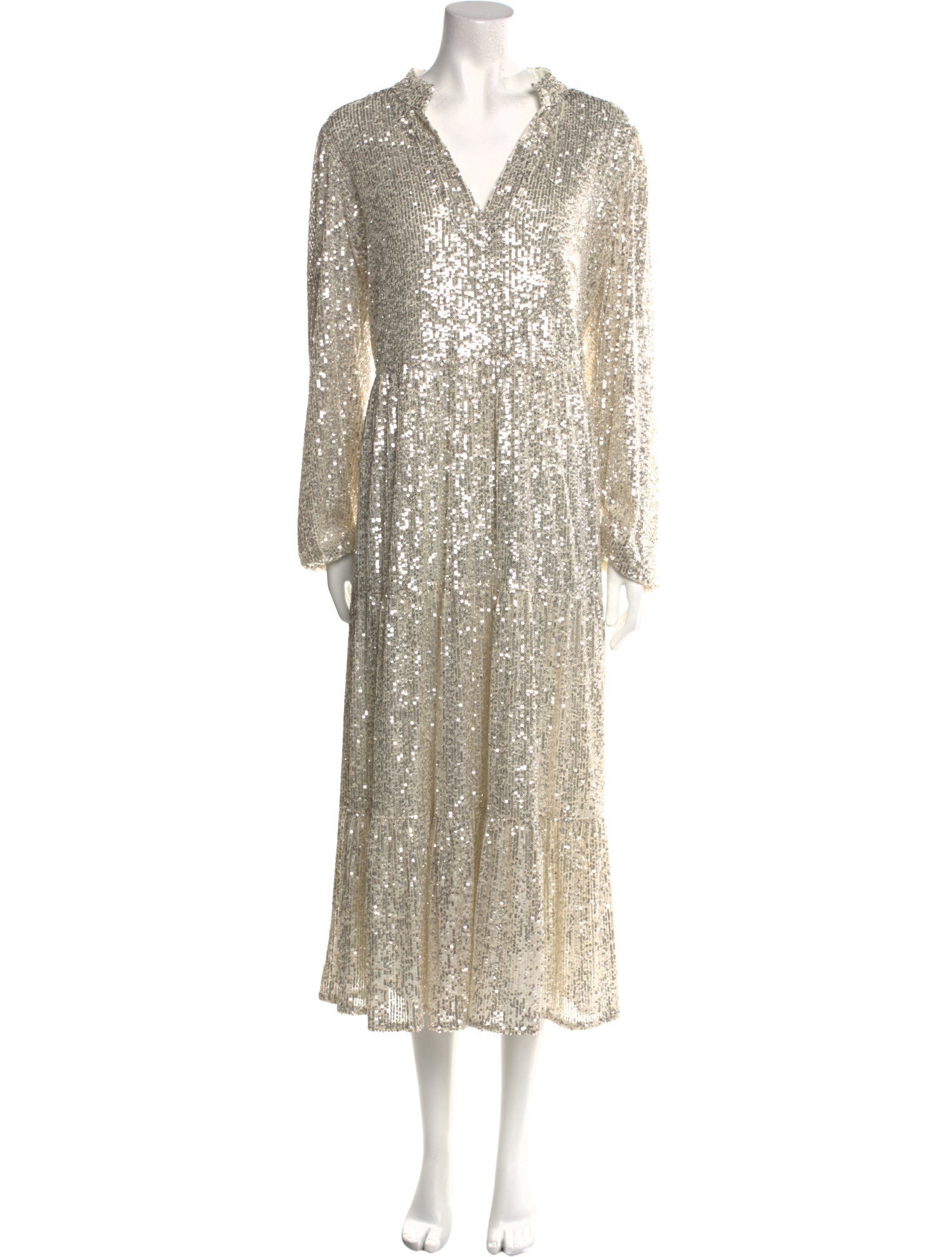 STS Sail to Sable V-Neck Long Dress w/ Tags