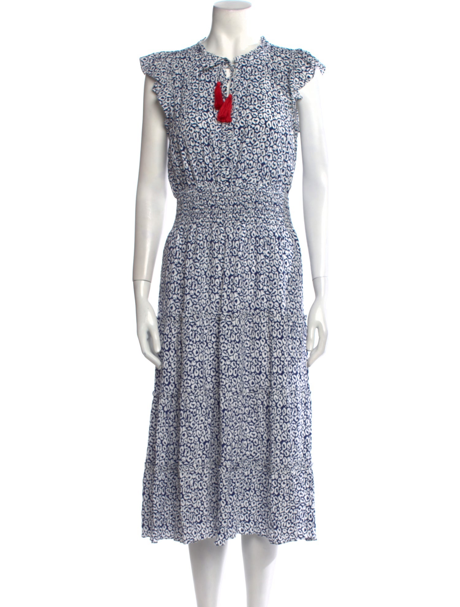 STS Sail to Sable Floral Print Midi Length Dress