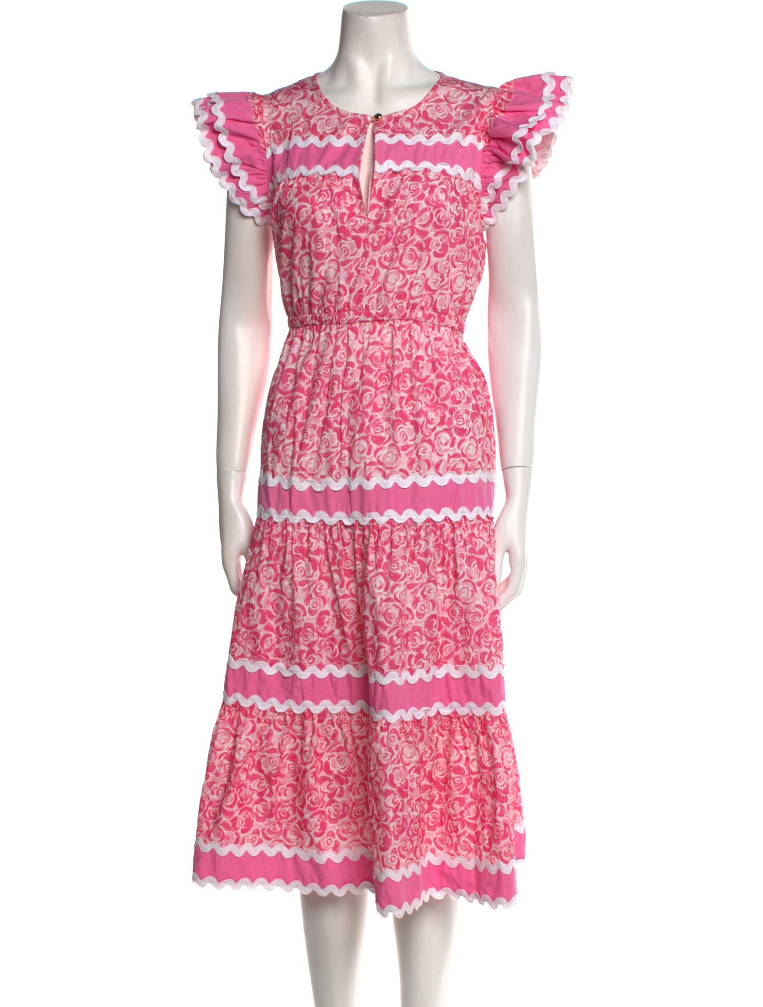 STS Sail to Sable Printed Midi Length Dress w/ Tags