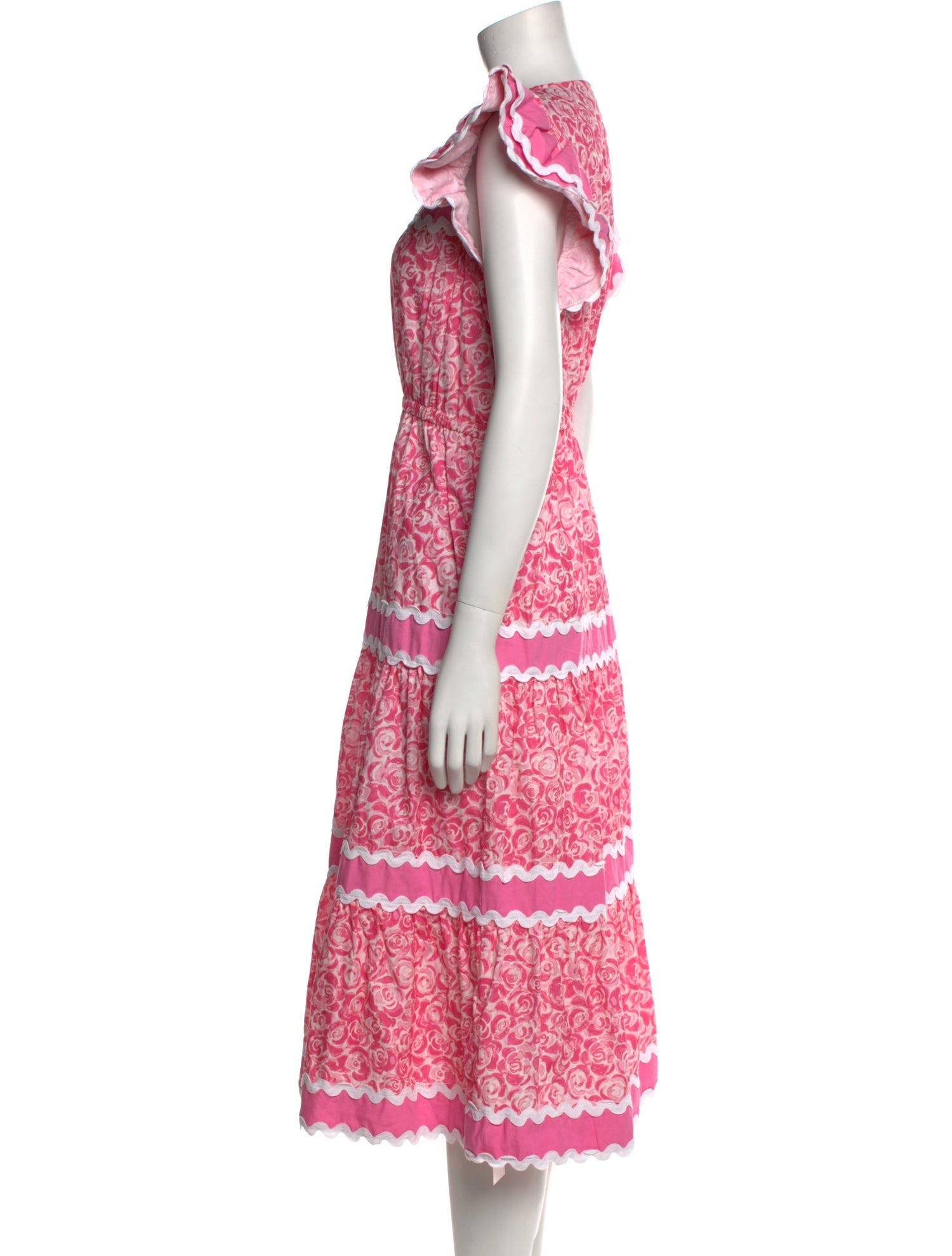 STS Sail to Sable Printed Midi Length Dress w/ Tags