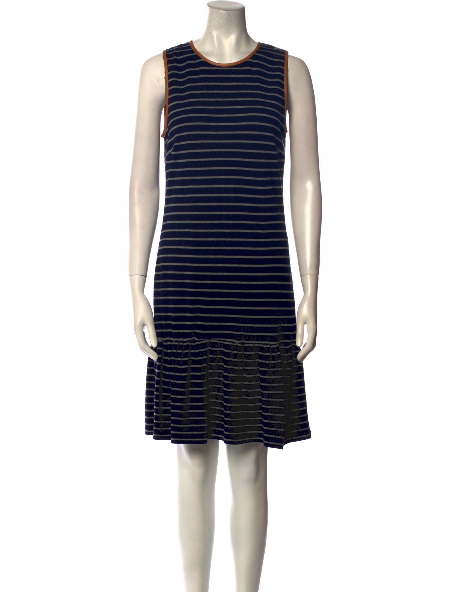 STS Sail to Sable Striped Knee-Length Dress