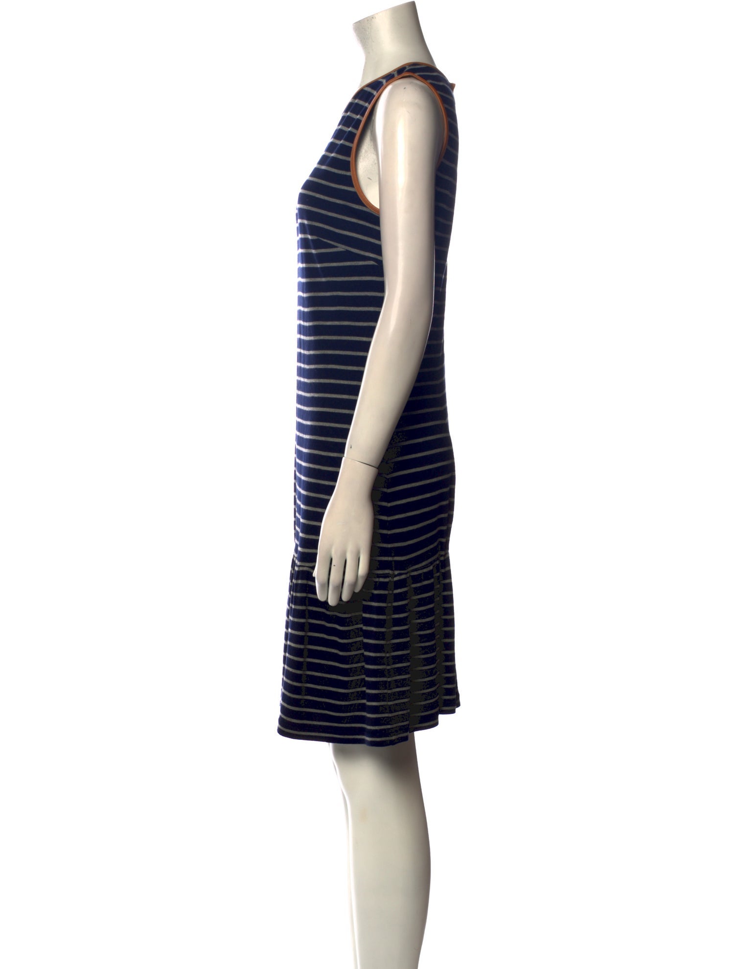 STS Sail to Sable Striped Knee-Length Dress
