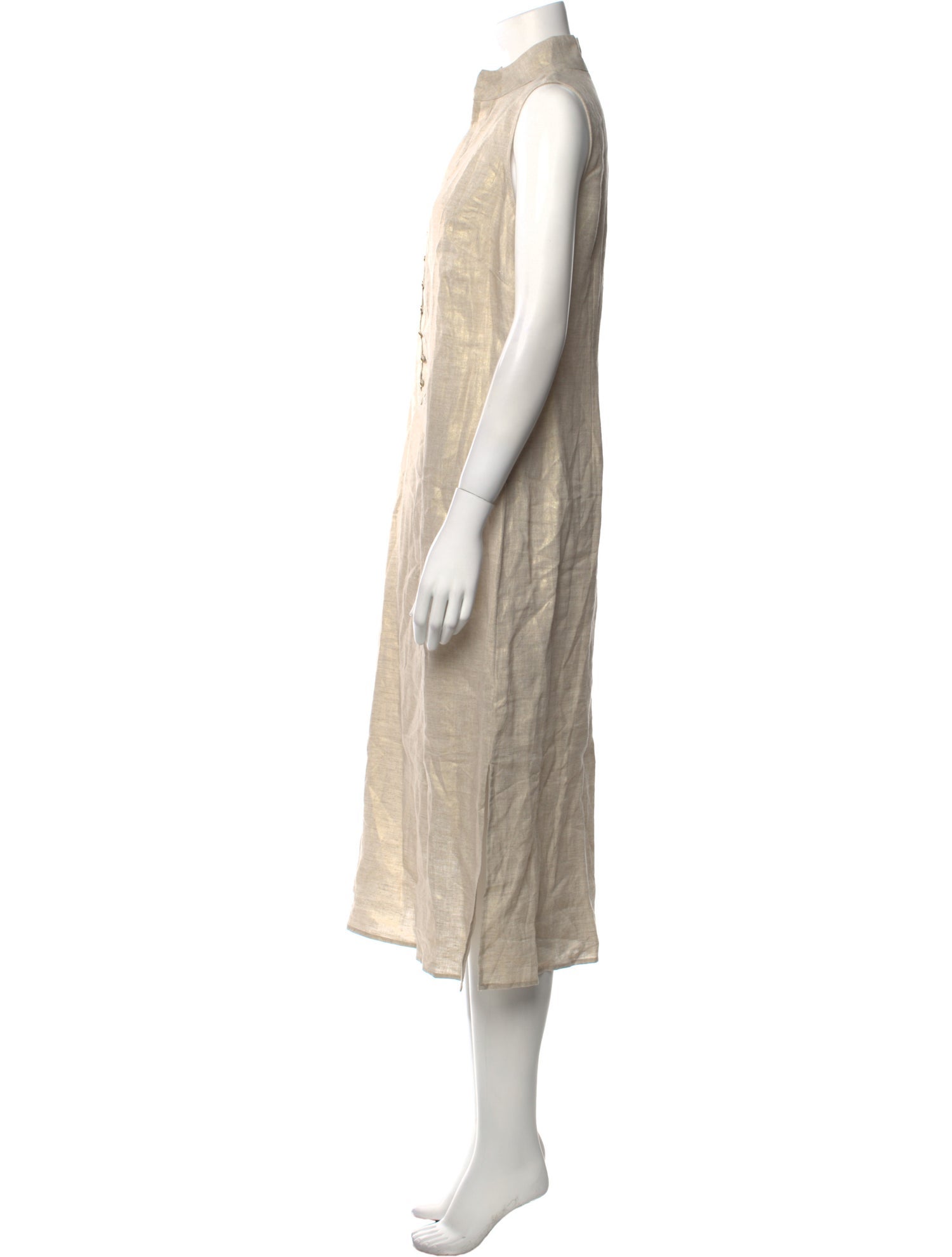 STS Sail to Sable Linen Long Dress w/ Tags