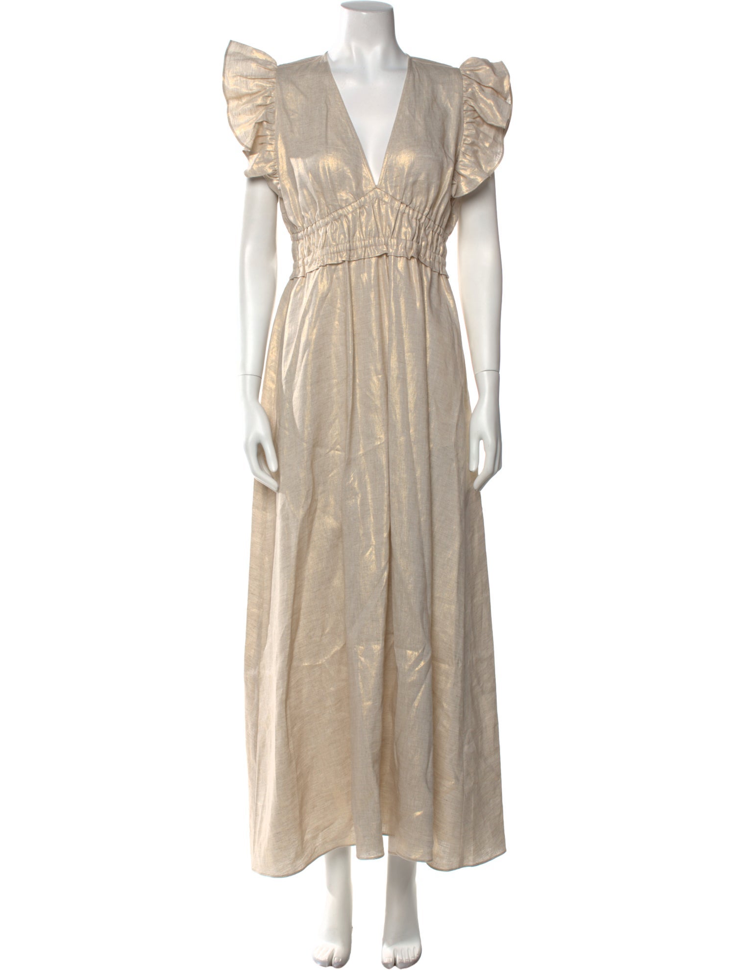 STS Sail to Sable Linen Long Dress w/ Tags