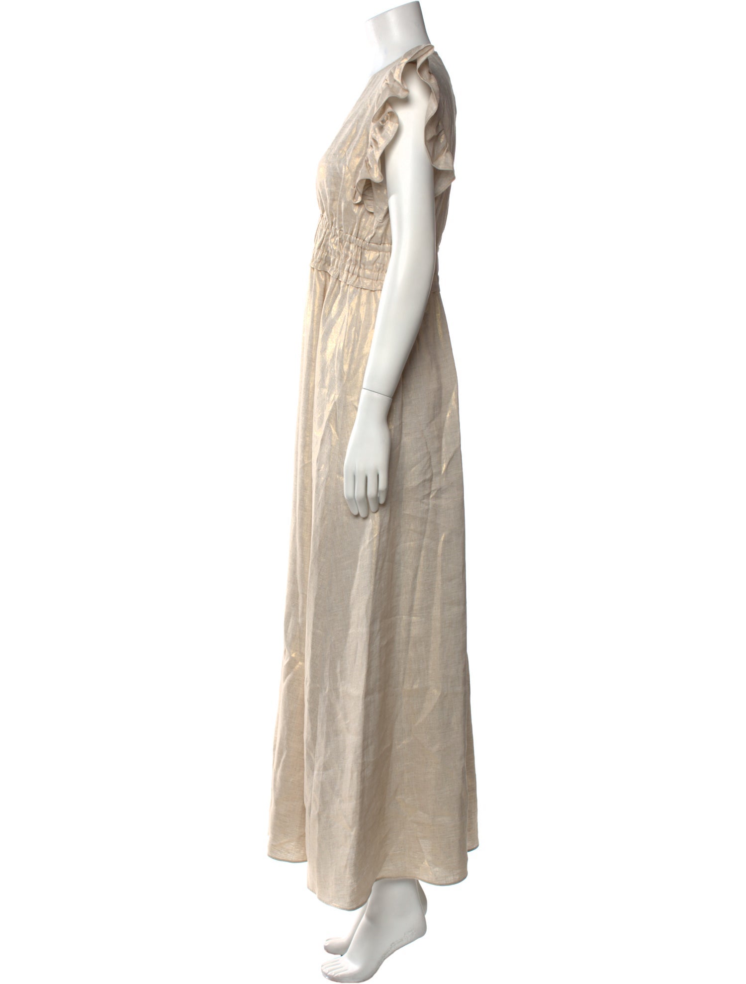 STS Sail to Sable Linen Long Dress w/ Tags