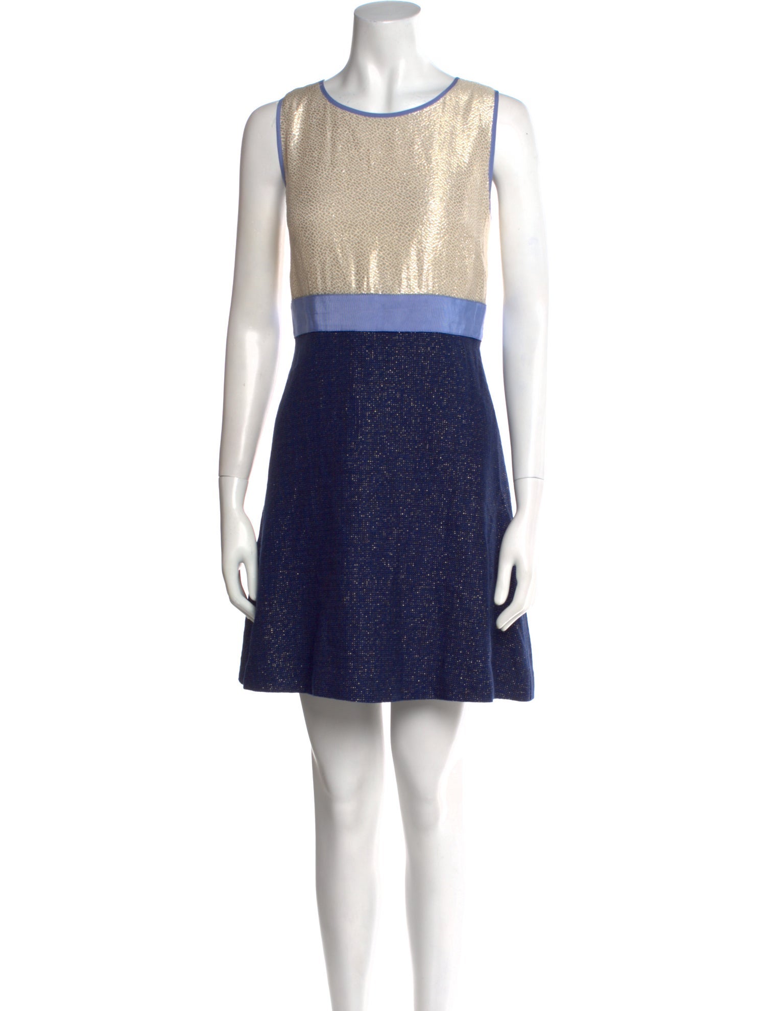STS Sail to Sable Colorblock Pattern Mini Dress