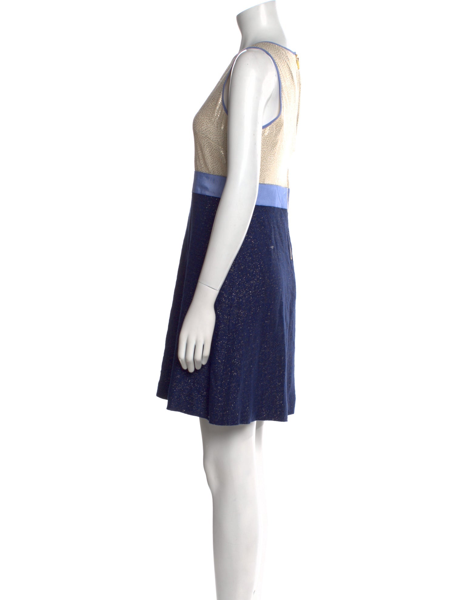STS Sail to Sable Colorblock Pattern Mini Dress