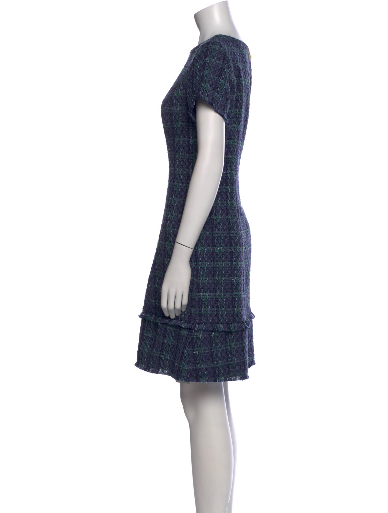 STS Sail to Sable Plaid Print Mini Dress
