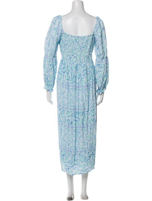 STS Sail to Sable Floral Print Midi Length Dress