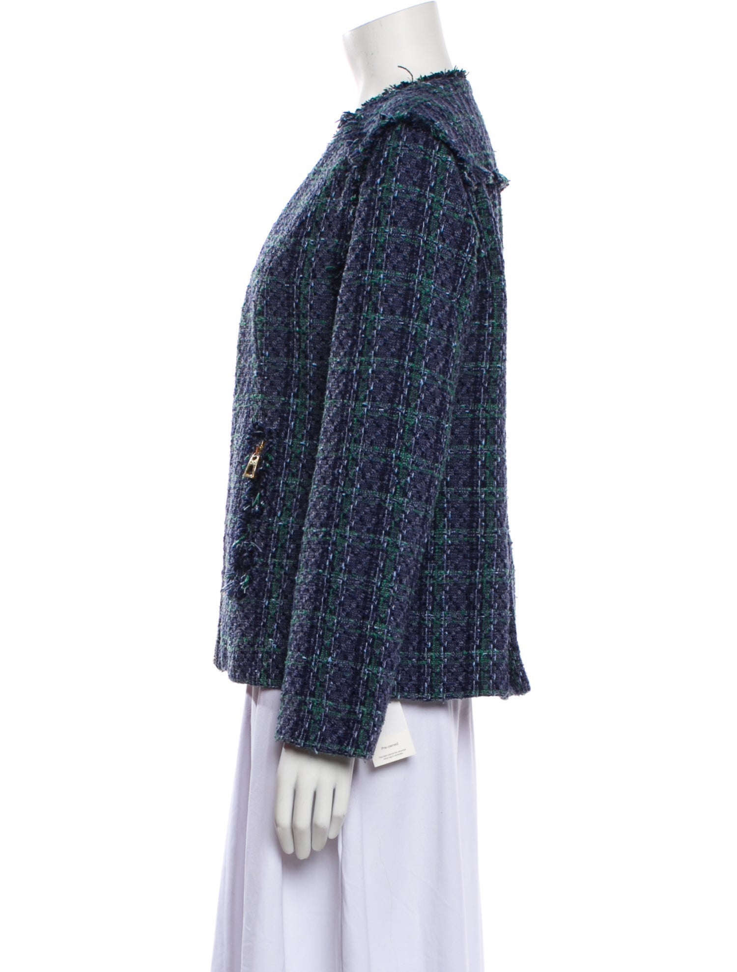 STS Sail to Sable Tweed Pattern Evening Jacket