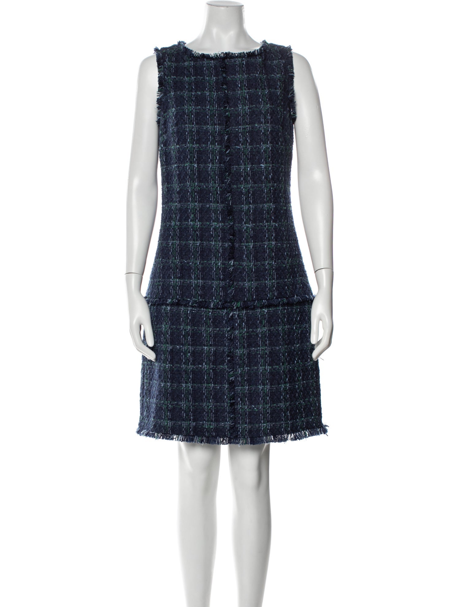 STS Sail to Sable Tweed Pattern Mini Dress