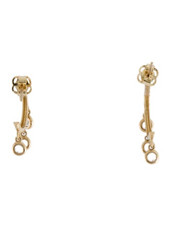 Stone & Strand 10K Sapphire Hoop Earrings