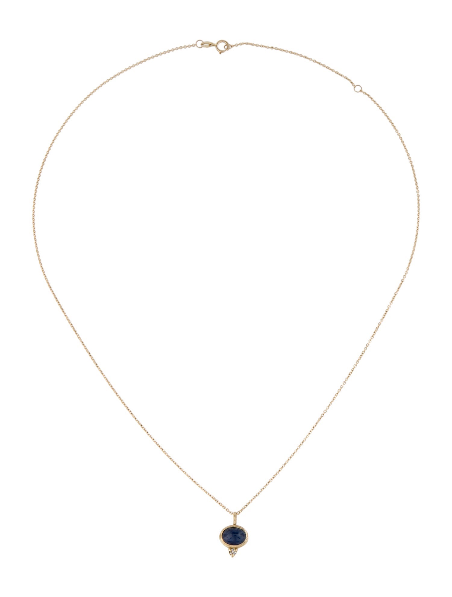 Stone & Strand 10K Sapphire & Diamond Bijoux Pendant Necklace