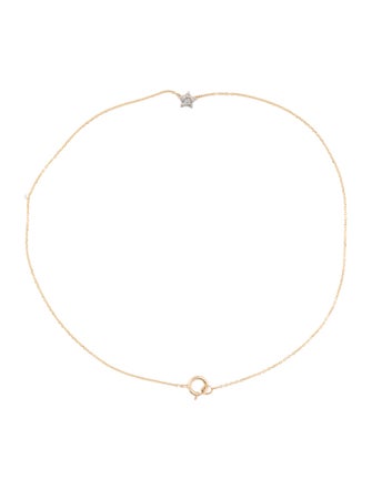 Stone & Strand 14K Diamond Star Anklet
