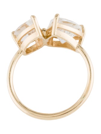 Stone & Strand 10K 4.75ctw Topaz Double Click Toi et Moi Ring