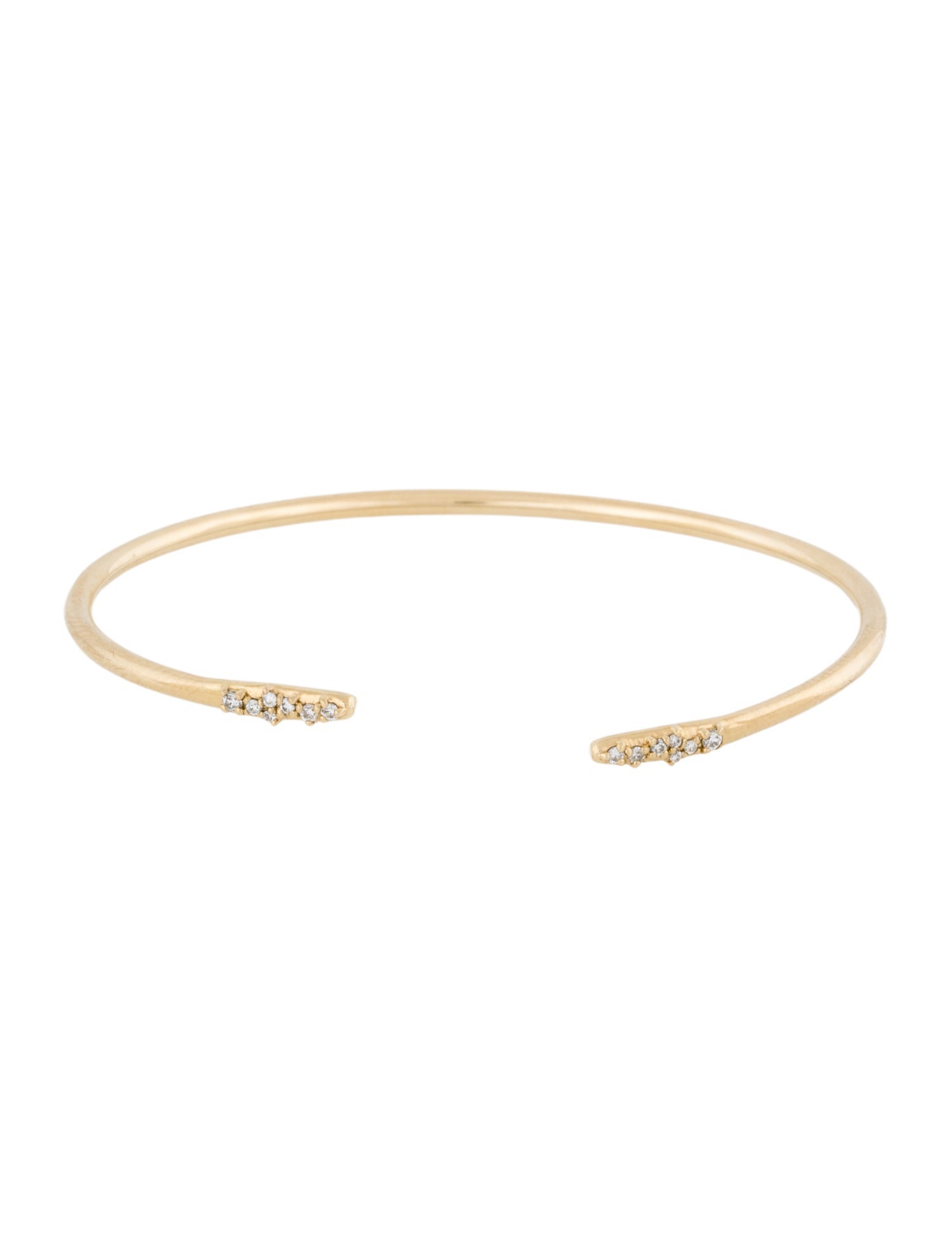 Stone & Strand 10K Diamond Cuff Bracelet