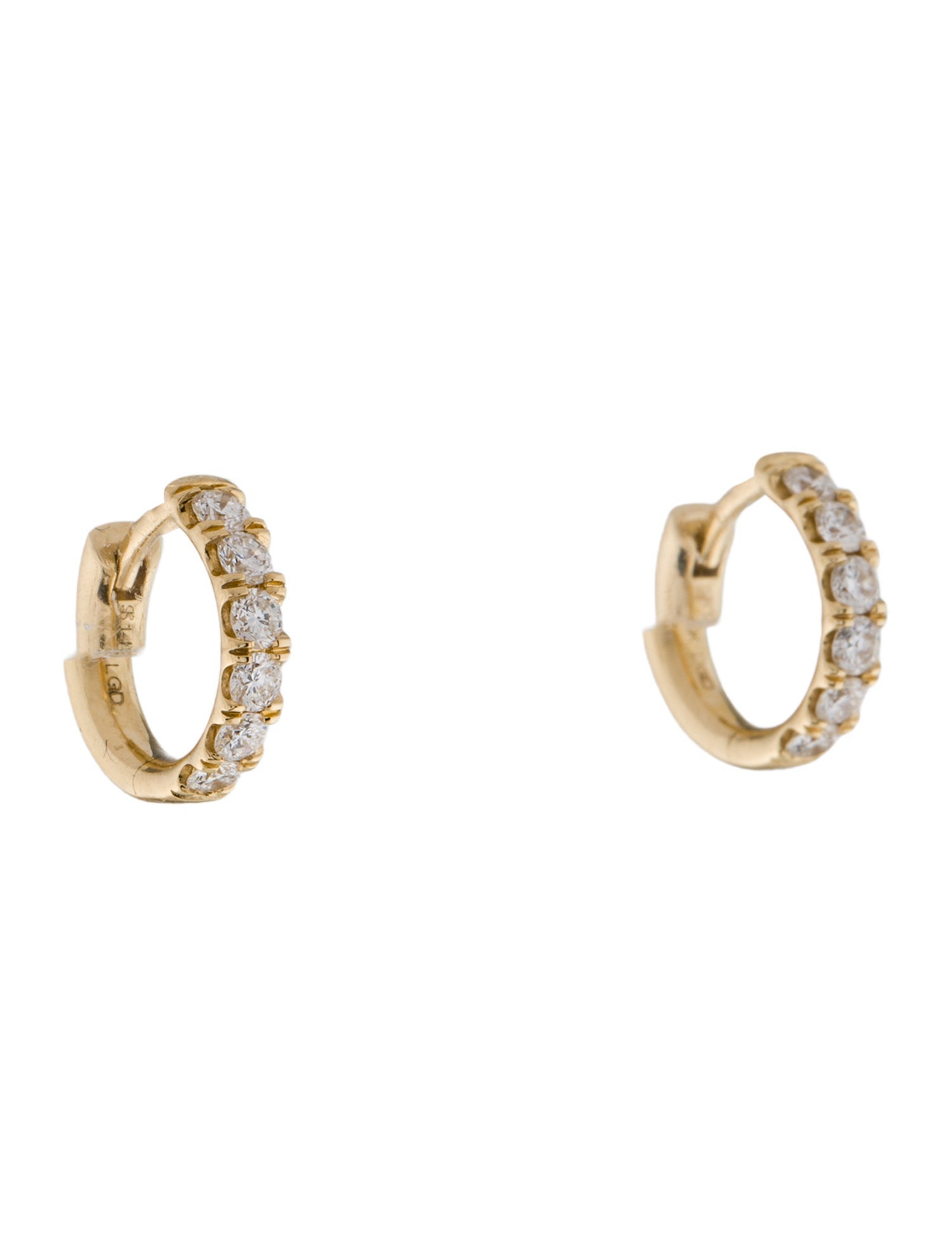 Stone & Strand 14K Lab-Grown Diamond Huggies