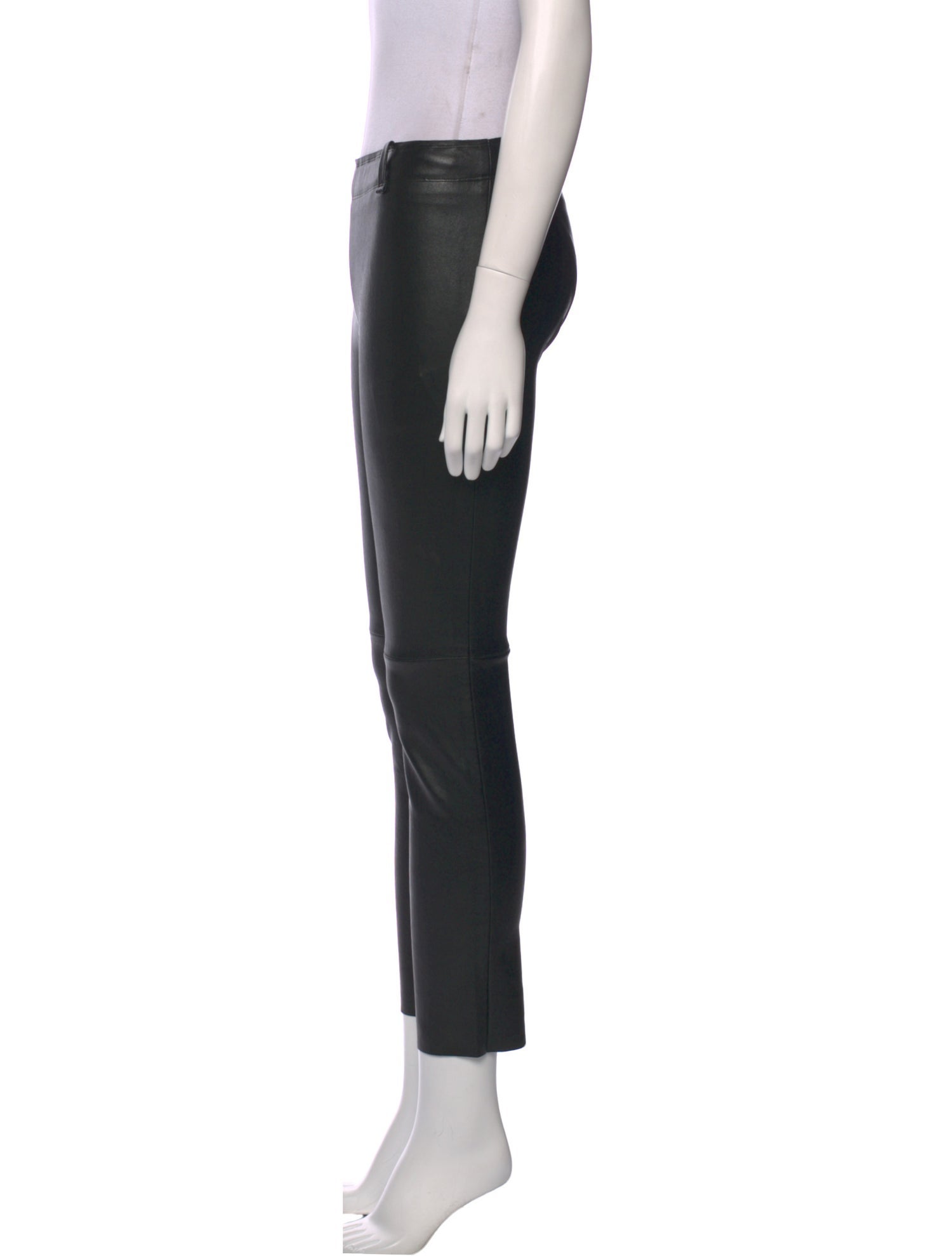 Stouls Lamb Leather Skinny Leg Pants