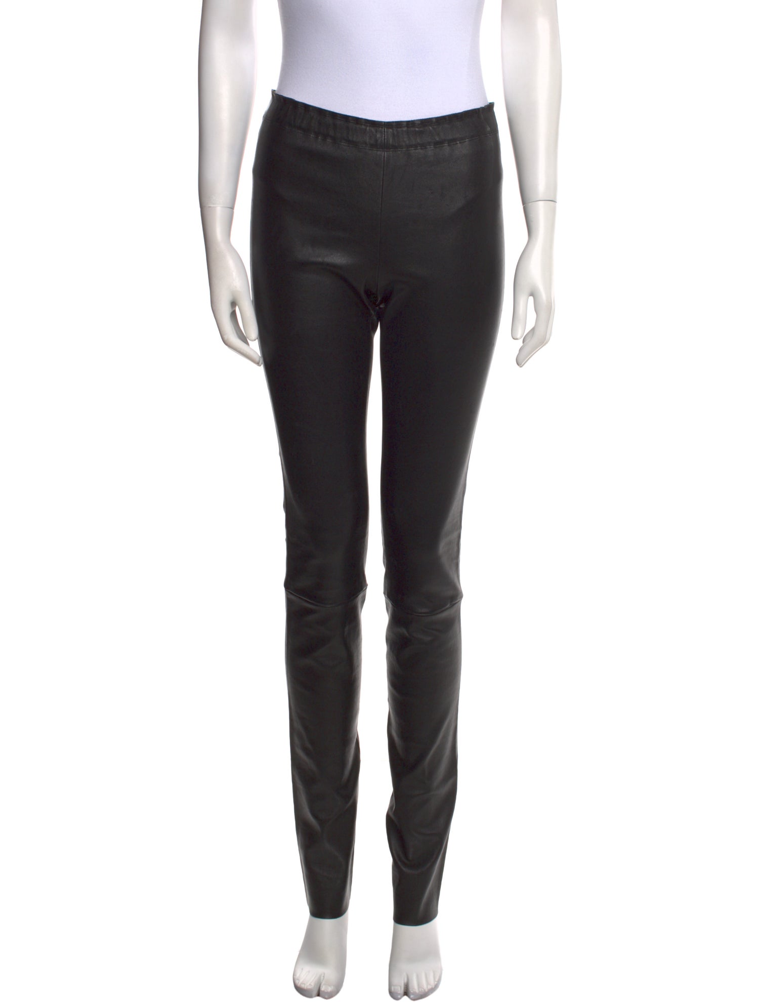 Stouls Lamb Leather Skinny Leg Pants