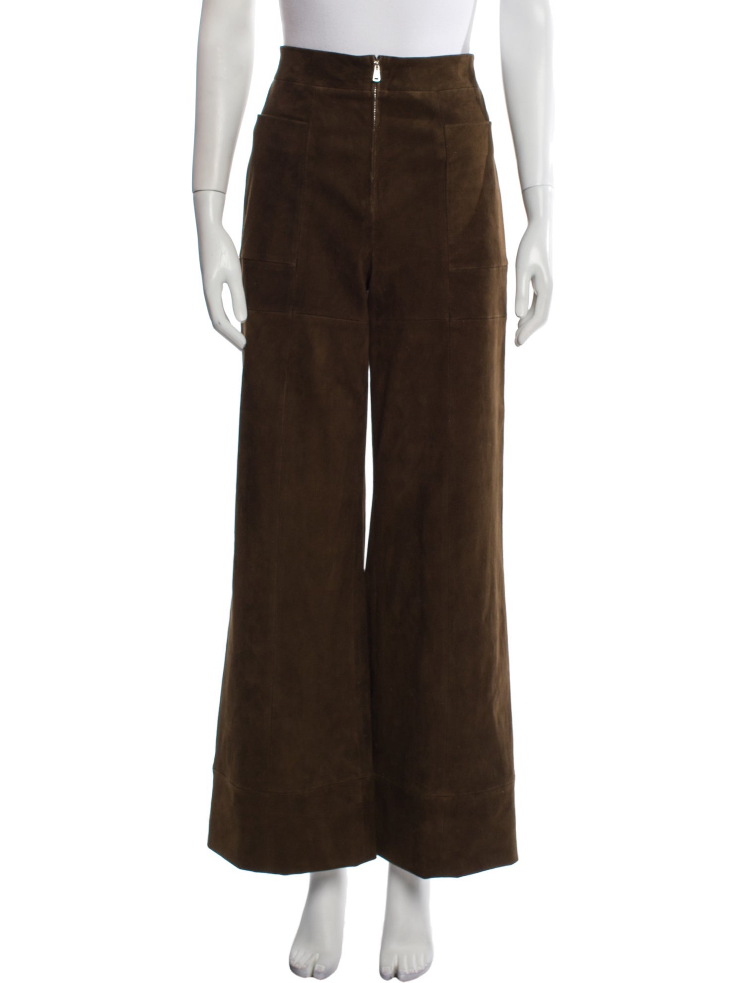 Stouls Suede Wide Leg Pants