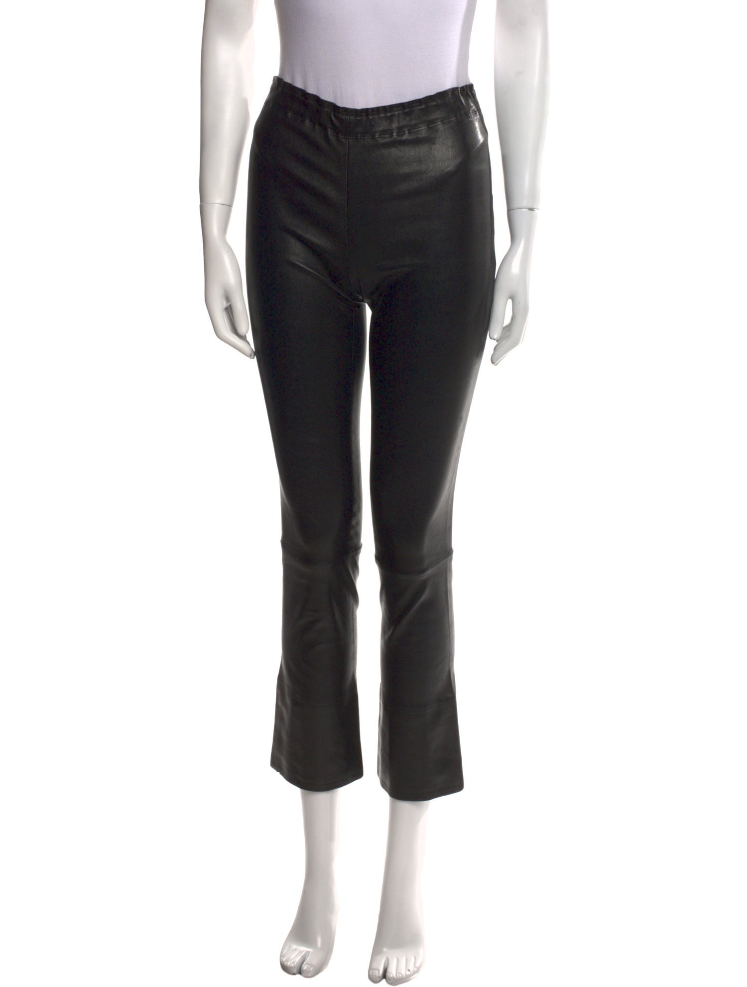 Stouls Lamb Leather Straight Leg Pants