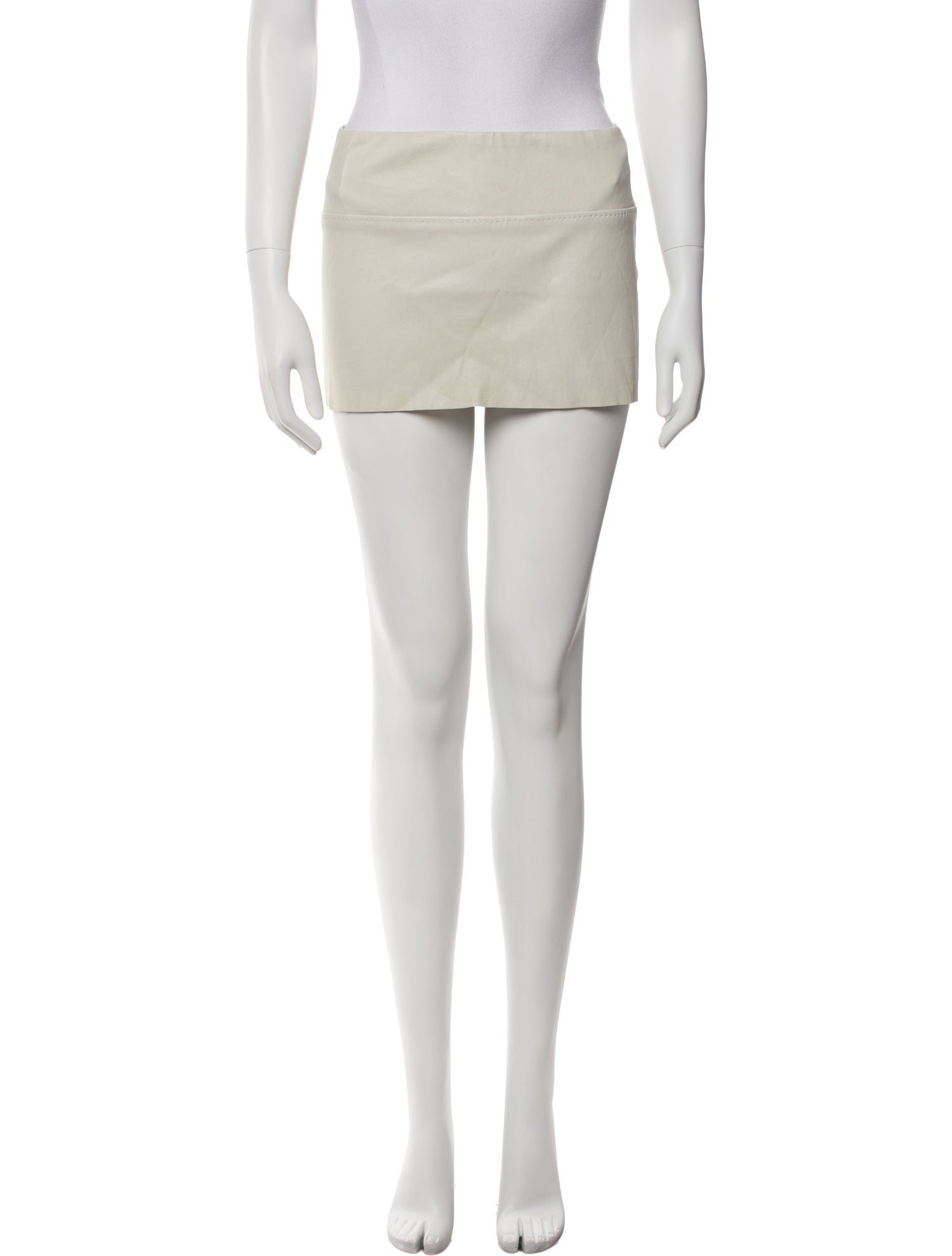 Stouls Leather Mini Skirt