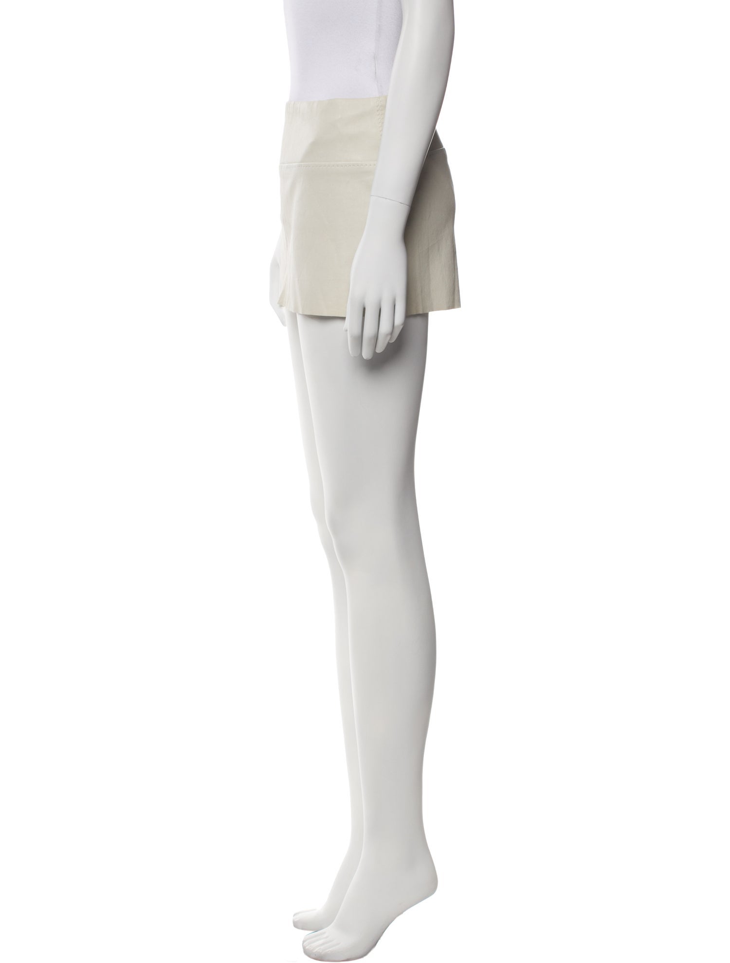 Stouls Leather Mini Skirt