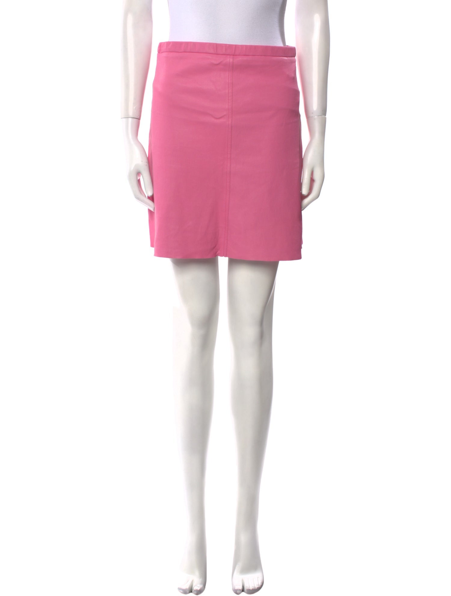 Stouls Leather Mini Skirt