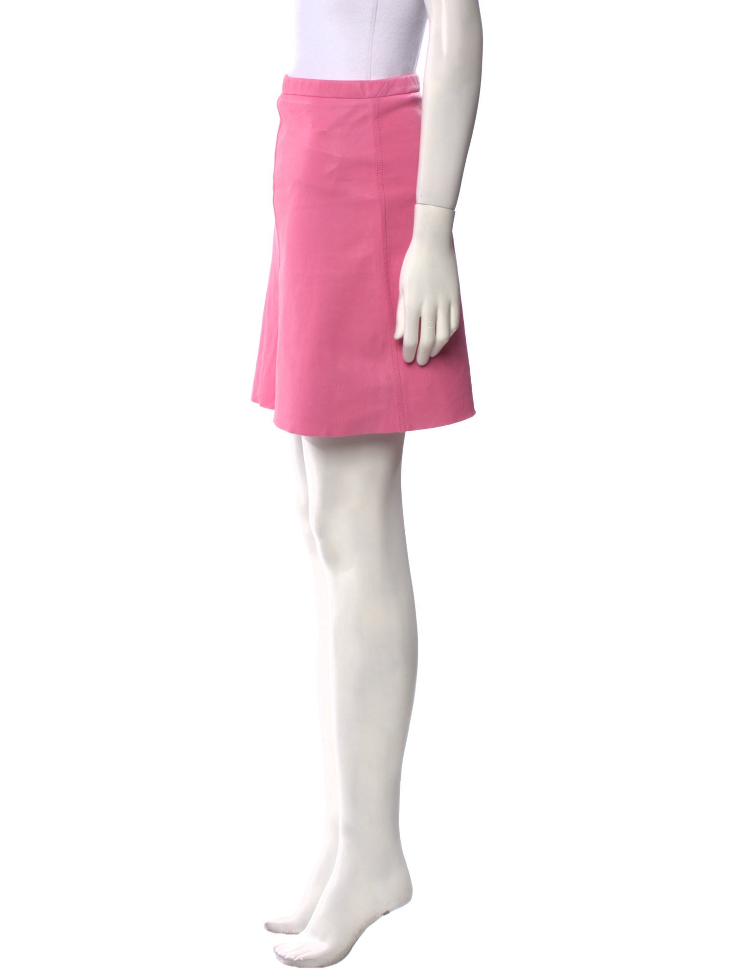 Stouls Leather Mini Skirt