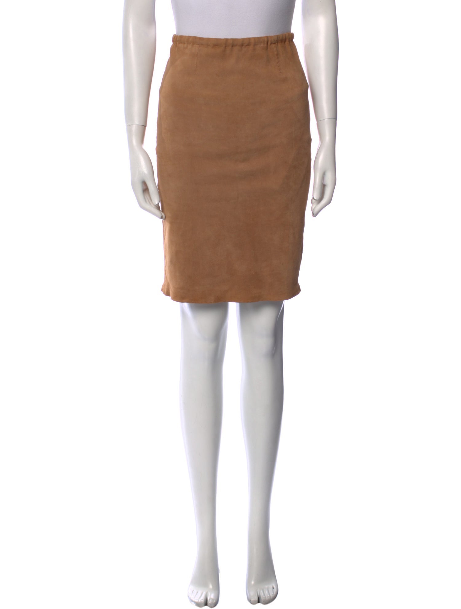 Stouls Leather Knee-Length Skirt