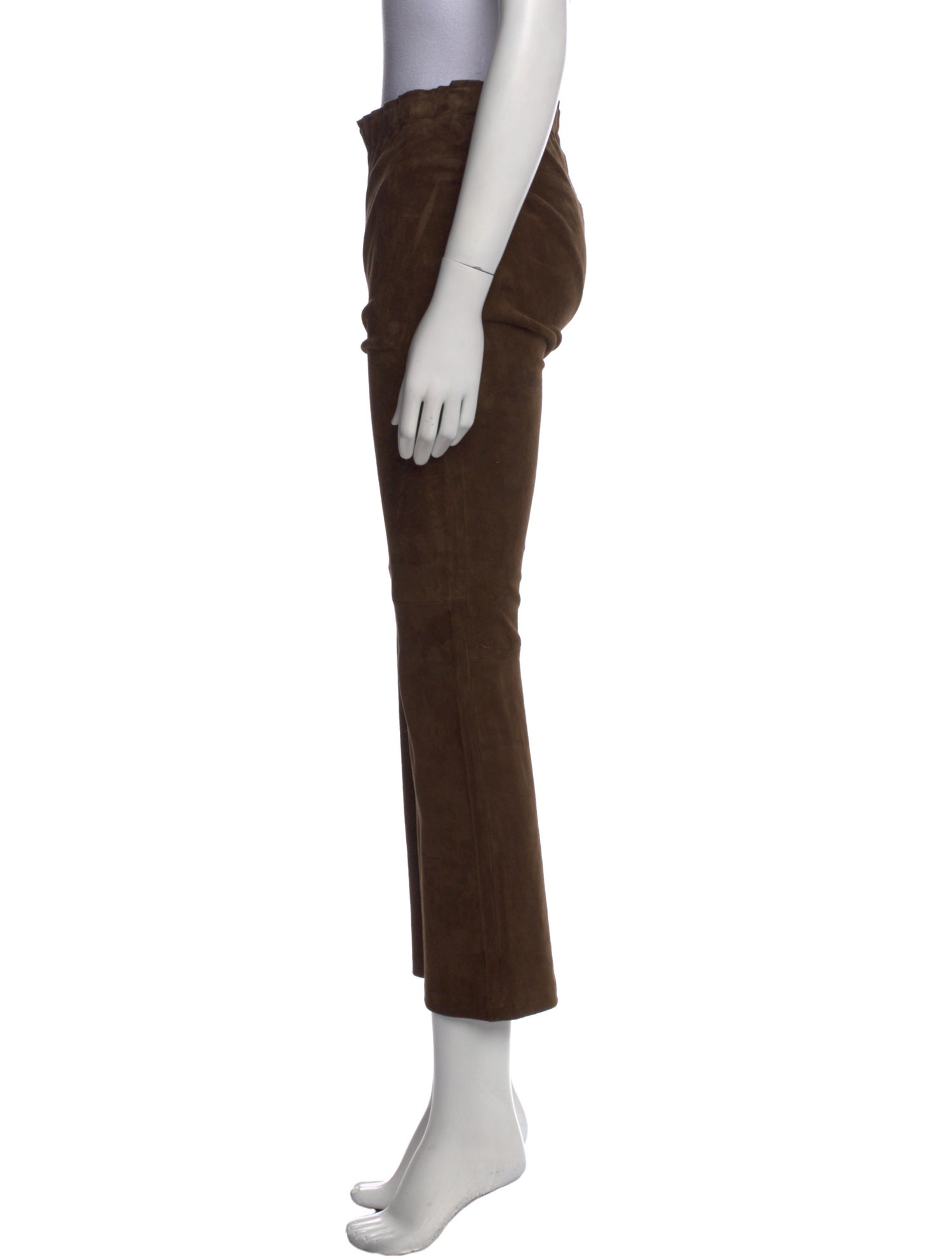 Stouls Lamb Leather Straight Leg Pants