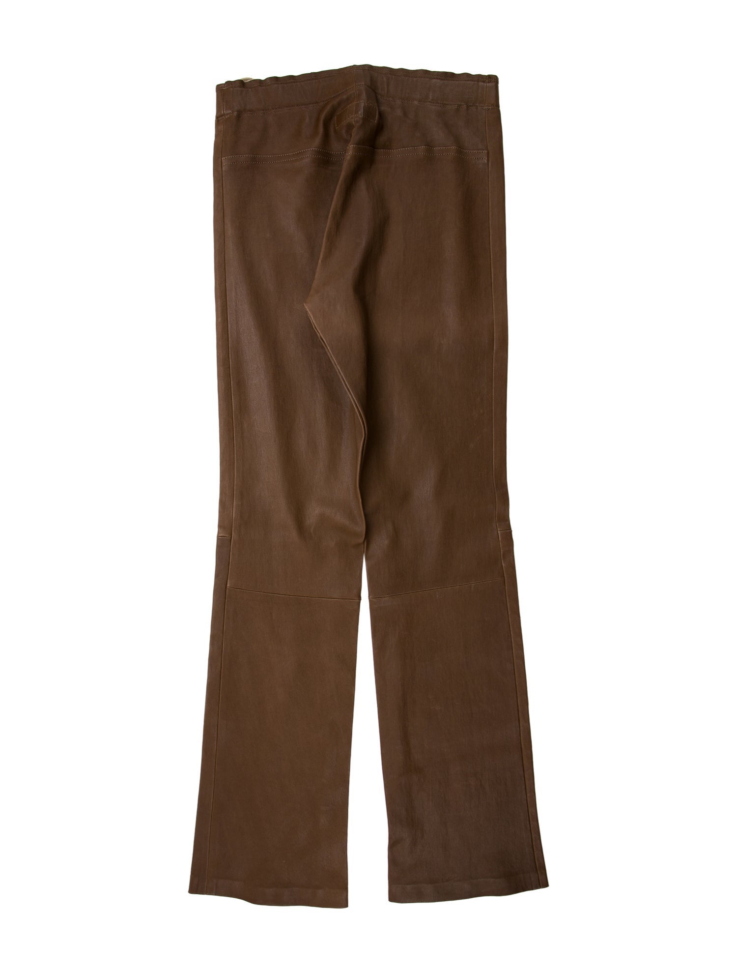 Stouls Lamb Leather Straight Leg Pants